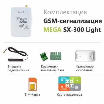 GSM-сигнализация Mega SX-300 Light - ML12467 GSM-сигнализация Mega SX-300 Light - ML12467
